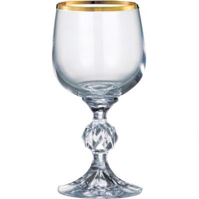 Бокал для вина 230 мл 6 шт серия Клаудия стекло Crystalex Богемия Чехия арт BT03740