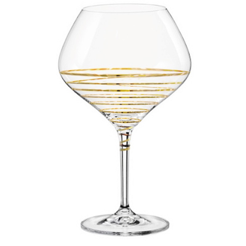 Бокал для вина 470 мл 2 шт серия Аморосо стекло Crystalex Богемия Чехия арт BT10525