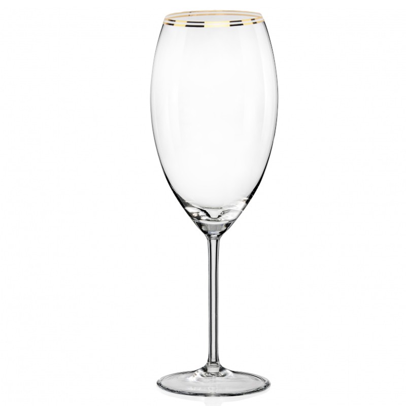 Бокал для вина 600 мл 2 шт серия Грандиосо стекло Crystalex Богемия Чехия арт BT10623