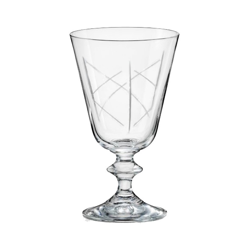 Бокал для вина 230 мл 6 шт серия Белла стекло Crystalex Богемия Чехия арт BT73068