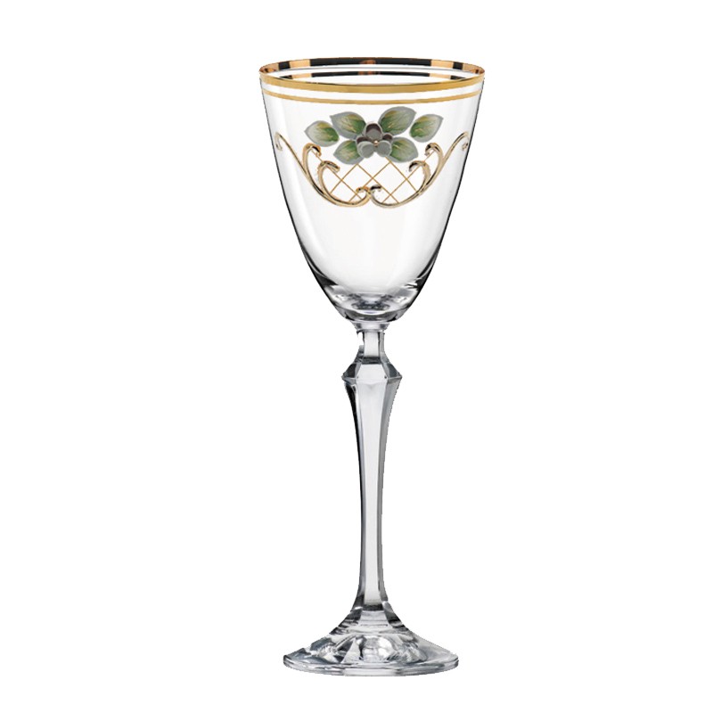 Фужер для вина 190 мл 6 шт серия Элизабет стекло Crystalex Богемия Чехия арт BT07749