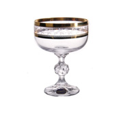 Бокал для шампанского 180 мл 6 шт серия Клаудия стекло Crystalex Богемия Чехия арт BT02291