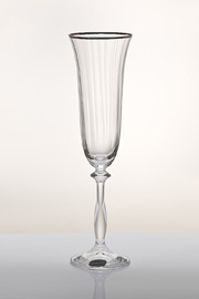 Бокал для шампанского 190 мл 6 шт серия Анжела стекло Crystalex Богемия Чехия арт BT00220