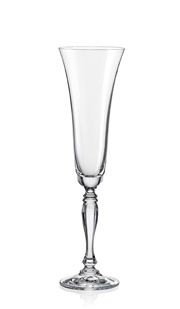 Бокал для шампанского 180 мл 6 шт серия Виктория стекло Crystalex Богемия Чехия арт BT02714