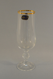 Бокал для шампанского 180 мл 6 шт серия Клаудия стекло Crystalex Богемия Чехия арт BT03718