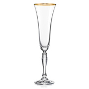 Бокал для шампанского 180 мл 6 шт серия Виктория стекло Crystalex Богемия Чехия арт BT04437