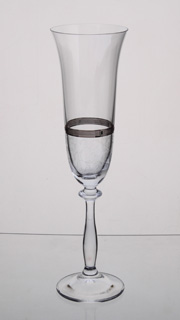 Бокал для шампанского 190 мл 6 шт серия Анжела стекло Crystalex Богемия Чехия арт BT73015