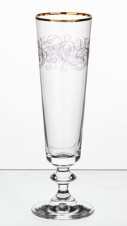 Бокал для шампанского 205 мл 6 шт серия Белла стекло Crystalex Богемия Чехия арт BT73019