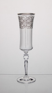 Бокал для шампанского 190 мл 6 шт серия Грация стекло Crystalex Богемия Чехия арт BT73027
