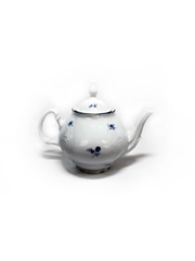 Чайник 1,20 л с крышкой, Бернадот Bernadotte декор Синие мелкие цветы