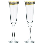 Набор Свадебный 2 шт серия Анжела стекло Crystalex Богемия Чехия арт BT04790