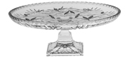 Тарелка для торта на ножке 30 см серия PINWHEEL хрусталь Crystal BOHEMIA атр bph834