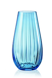 Ваза Синяя оптика 245мм стекло Crystalex арт bt08827