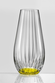 Ваза желтое дно 250 мм стекло Crystalex арт bt08888
